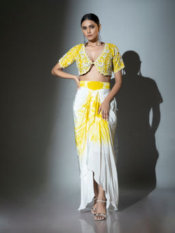 Ellemora - Sunshine Tie Dye Delight Skirt With Blouse