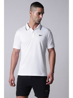 Reebok - White Men's Polo T-Shirt