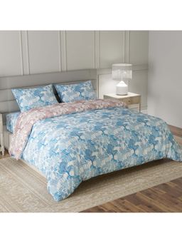 Layers - Lumina Floret Cotton 144TC Blue Nature Bedding Set (King)