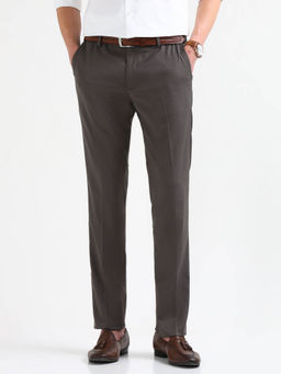 Arrow - Grey Textured Dobby Trouser