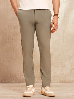 U.S. POLO ASSN. - Brown Mid Rise Satin Trouser