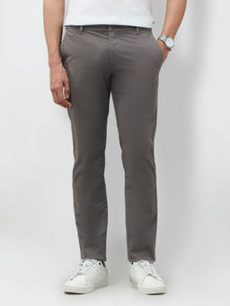 U.S. POLO ASSN. - Grey Textured Satin Trouser