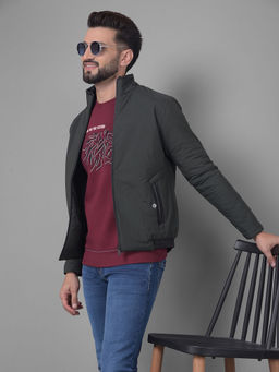 CRIMSOUNE CLUB - Mens Olive Bomber Jacket