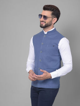 CRIMSOUNE CLUB - Mens Blue Waistcoat