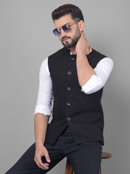 CRIMSOUNE CLUB - Mens Black Waistcoat