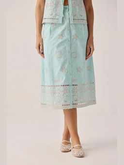 NOIB - Kaia Skirt - Aqua