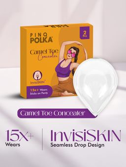 Pinq Polka - Camel Toe Concealer Transparent – Reusable & Invisible (1 Pair)