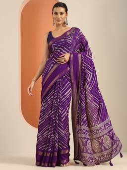 Libas - Georgette Printed for Women Saree with Unstitched Blouse