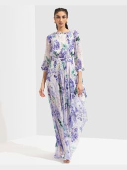 MANDIRA WIRK - Women Lavender Ume Printed Dress