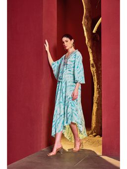 MANDIRA WIRK - Women Ice Blue Lagoon Dress