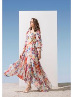 MANDIRA WIRK - Women Multi Colour Chiffon Dress