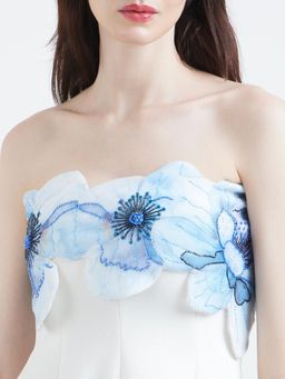Ozeqo - Women Blue Zina Overlay