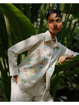 TRISARA - Tropika Floral Co-Ord Set With Pant