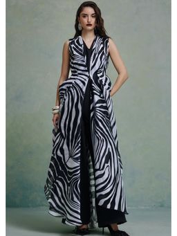 ZABELLA - Black Zebra Royale Jumpsuit
