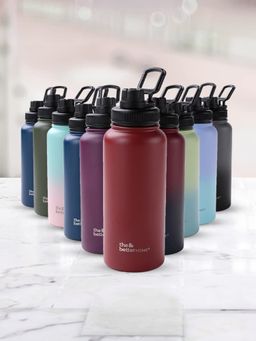 The Better Home - Iron Flask Insulated Bottle with Screw Cap 1L Maroon