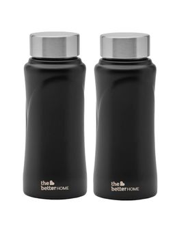 The Better Home - Stainless Steel Water Bottle Black