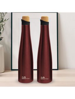 The Better Home - Insulated Wine Cork Bottle 500ml Pack of 2