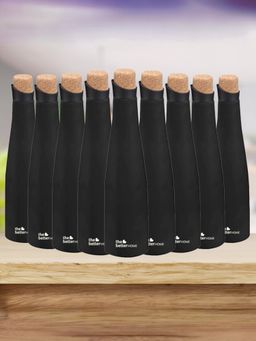 The Better Home - Insulated Black Cork Bottle 750ml Pack of 9