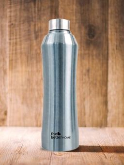 The Better Home - Glacia SS Bottle Metalic Blue 1000ml Pack of 2