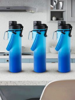 The Better Home - SS Vaccum Bottle with Rope Pack of 3
