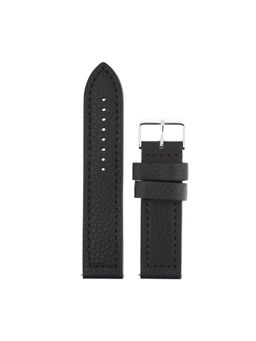 Titan - 24 mm Black Genuine Leather Strap for Men 1001211824S/P