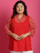 Red color option, Sold out, Currently selected