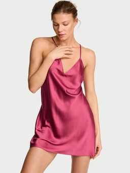 Victoria's Secret - Satin Open-Back Slip Dress