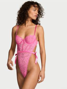 Victoria's Secret - Dream Angels Wicked Unlined Lace Teddy