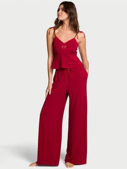 Victoria's Secret - Modal Soft Bow Cami and Wide-Leg Pant Set