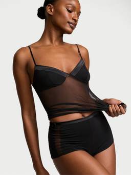 Victoria's Secret - Very Sexy Sheer Reveal Modal and Mesh Cami Set
