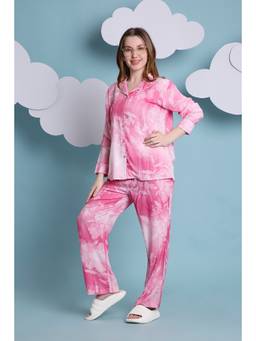 Tuna London - Pink Dream Brush Shirt and Pyjama
