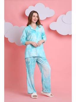 Tuna London - Blue Dream Brush Shirt and Pyjama