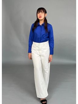 Make believe by Ritika - Delicate Cobalt Blue Shirt