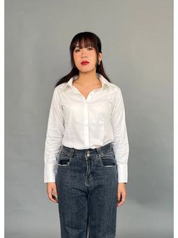 Make believe by Ritika - Classic White Delicate Shirt
