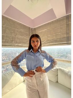 Make believe by Ritika - Karma Blue Shirt