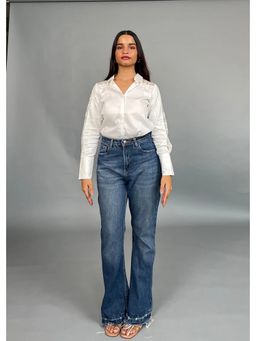 Make believe by Ritika - Karma White Lace Shirt