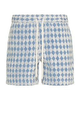 OAS - Navy Diamond Terry Shorts