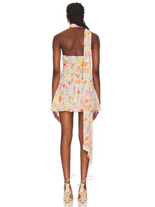 knee length dresses for ladies FOR LOVE & LEMONS Audrey Floral Mini Dress