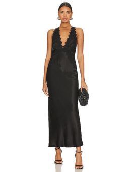 Shona Joy - Camille Lace Cross Back Midi Dress