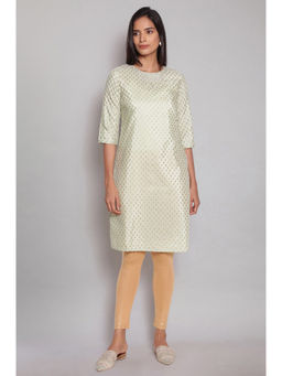 W - Green Embellished Kurta