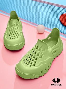 HOPPA - Kids Green Alpha Clogs