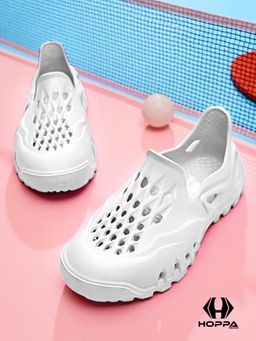 HOPPA - Kids White Alpha Clogs