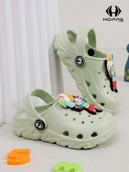 HOPPA - Kids Green Coucci Clogs