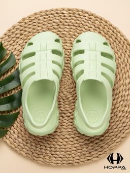 HOPPA - Kids Green Fairy Clogs