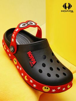 HOPPA - Kids Black Harry Clogs