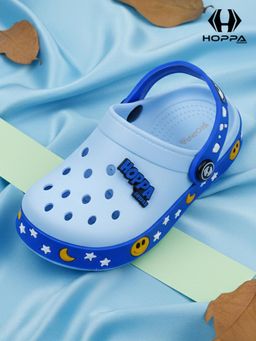 HOPPA - Kids Blue Harry Clogs