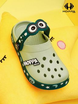 HOPPA - Green Round Toe Clogs