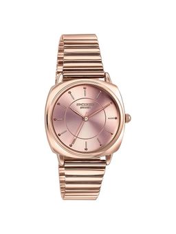Sonata - Rose Gold Rectangular Dial Men's Watch (SP80117WM01) (M)