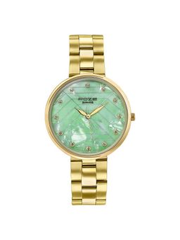 Sonata - Green Round Dial Women's Watch (SP80124YM01) (M)