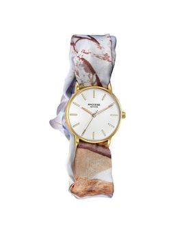 Sonata - White Round Dial Women's Watch (SP80126YF01W) (M)